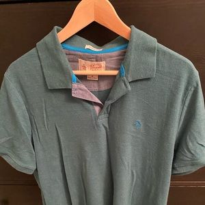Penguin Medium Classic Fit Green Polo